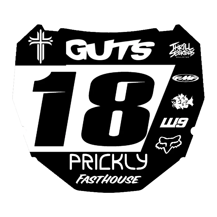 CUSTOM ODI NUMBER PLATE DECAL
