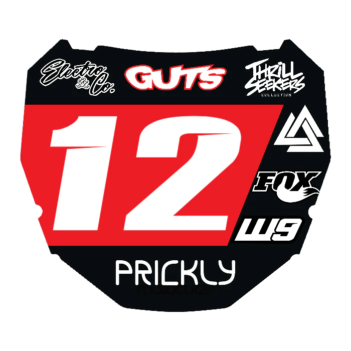CUSTOM ODI NUMBER PLATE DECAL