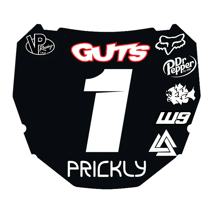 CUSTOM ODI NUMBER PLATE DECAL