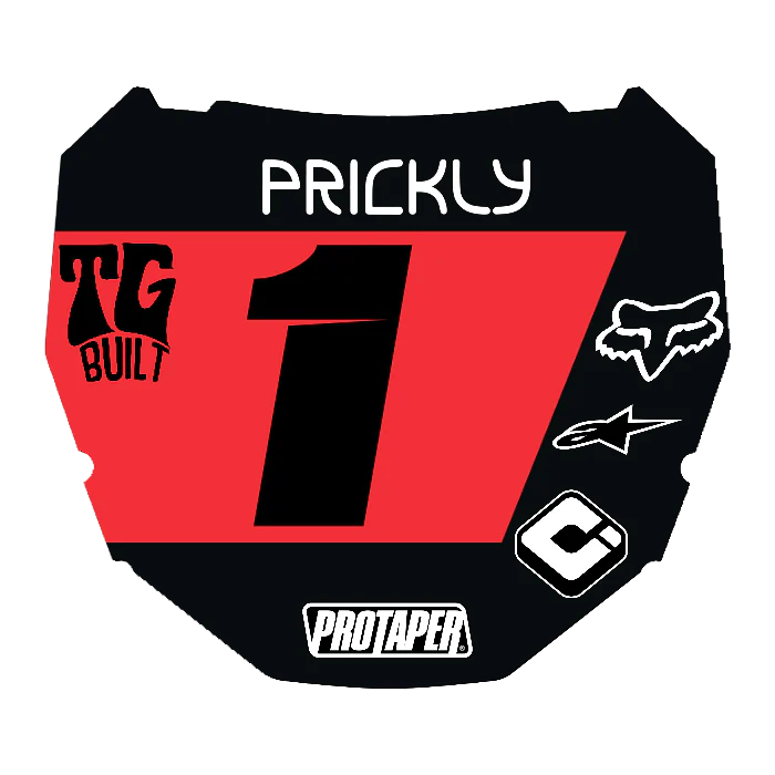 CUSTOM ODI NUMBER PLATE DECAL