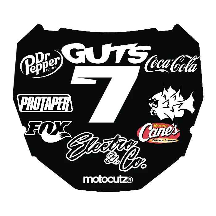 CUSTOM ODI NUMBER PLATE DECAL