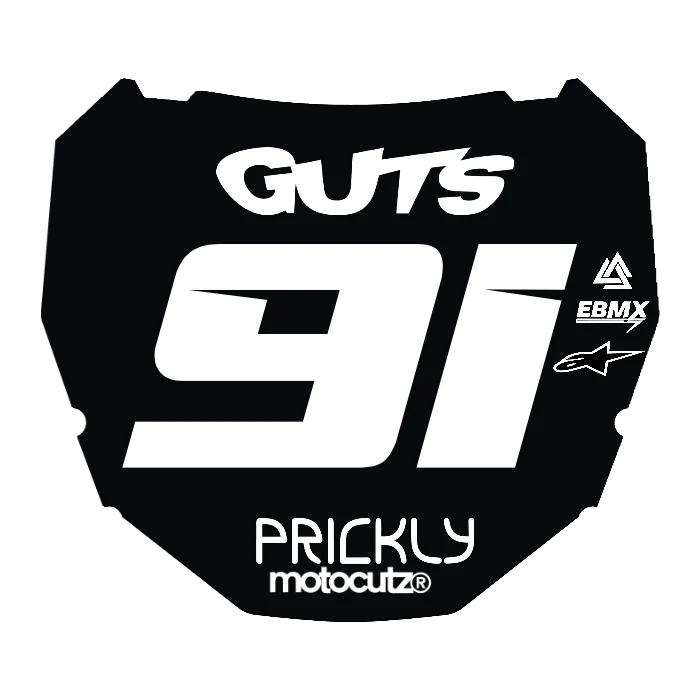 CUSTOM ODI NUMBER PLATE DECAL