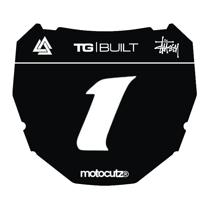 CUSTOM ODI NUMBER PLATE DECAL