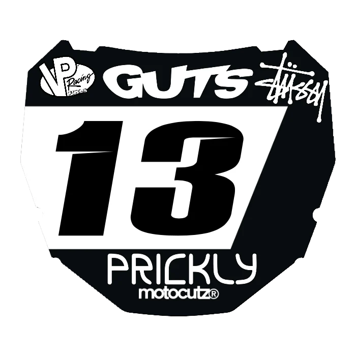 CUSTOM ODI NUMBER PLATE DECAL