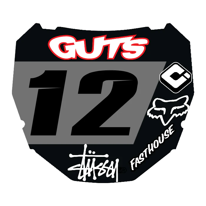 CUSTOM ODI NUMBER PLATE DECAL