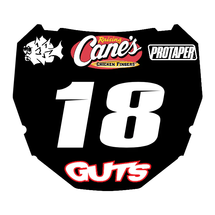 CUSTOM ODI NUMBER PLATE DECAL