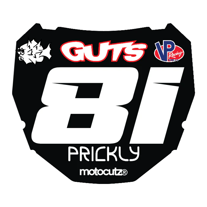 CUSTOM ODI NUMBER PLATE DECAL