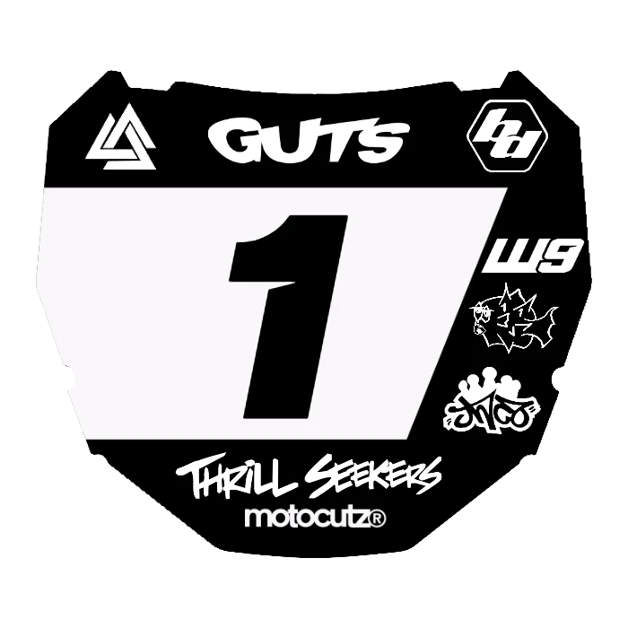 CUSTOM ODI NUMBER PLATE DECAL
