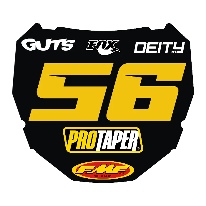 CUSTOM ODI NUMBER PLATE DECAL