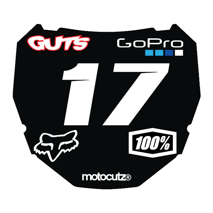CUSTOM ODI NUMBER PLATE DECAL
