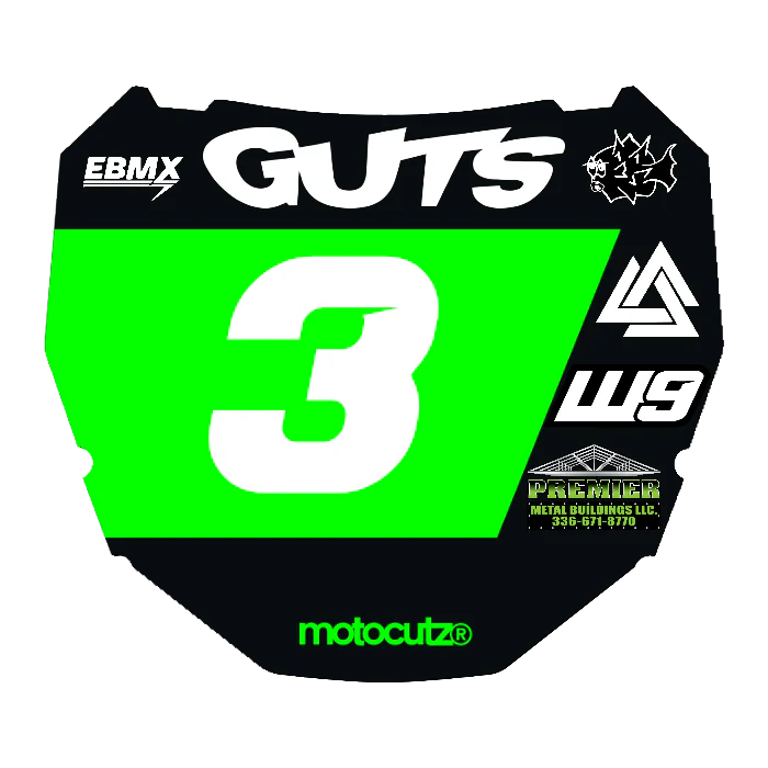 CUSTOM ODI NUMBER PLATE DECAL