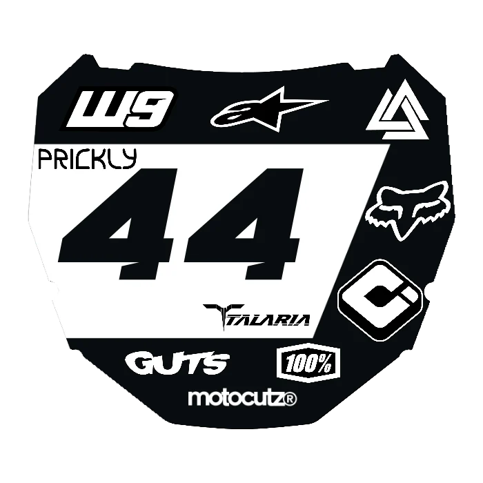 CUSTOM ODI NUMBER PLATE DECAL