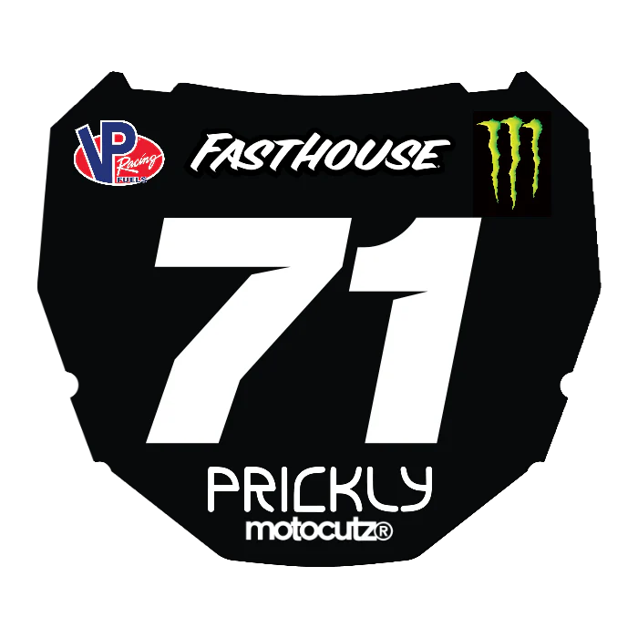 CUSTOM ODI NUMBER PLATE DECAL