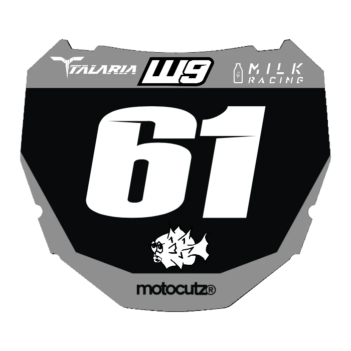 CUSTOM ODI NUMBER PLATE DECAL