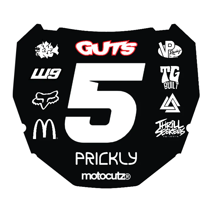 CUSTOM ODI NUMBER PLATE DECAL