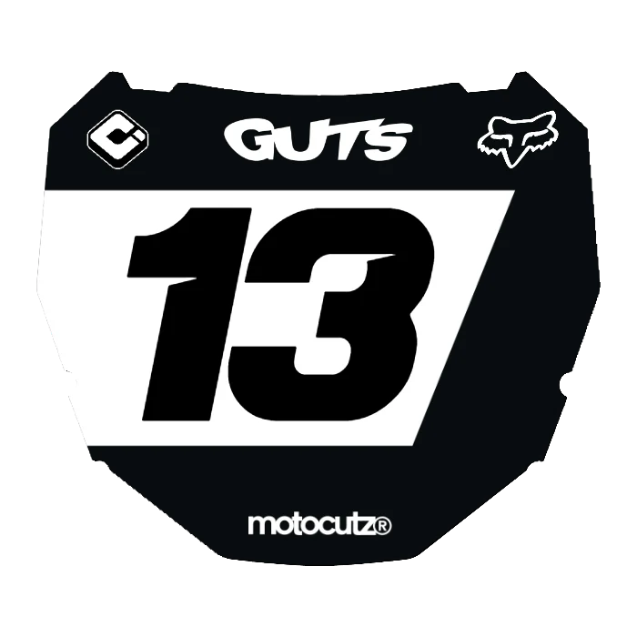 CUSTOM ODI NUMBER PLATE DECAL