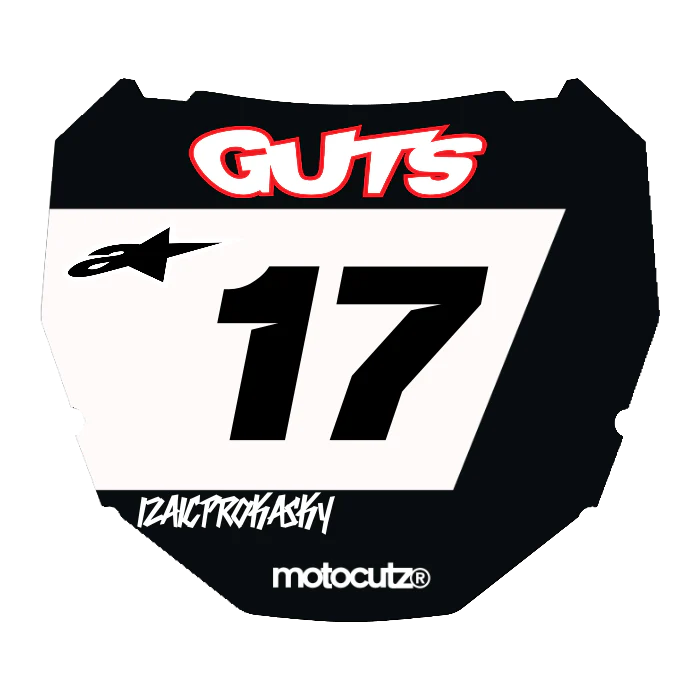CUSTOM ODI NUMBER PLATE DECAL