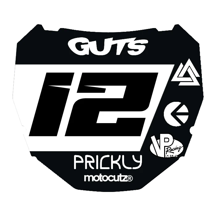 CUSTOM ODI NUMBER PLATE DECAL