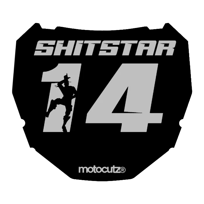 CUSTOM ODI NUMBER PLATE DECAL
