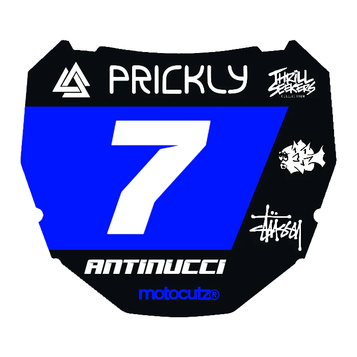 CUSTOM ODI NUMBER PLATE DECAL
