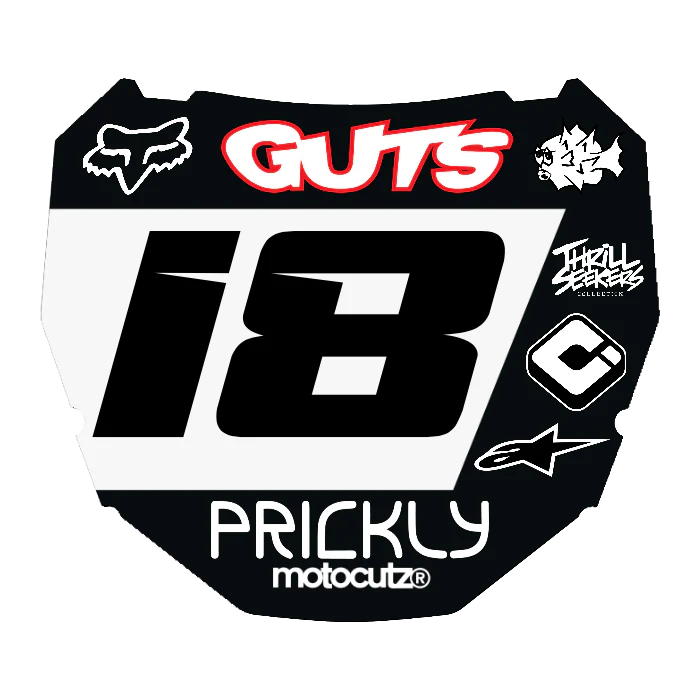 CUSTOM ODI NUMBER PLATE DECAL