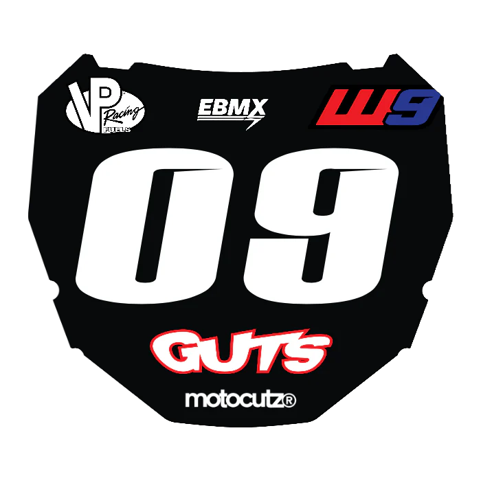 CUSTOM ODI NUMBER PLATE DECAL