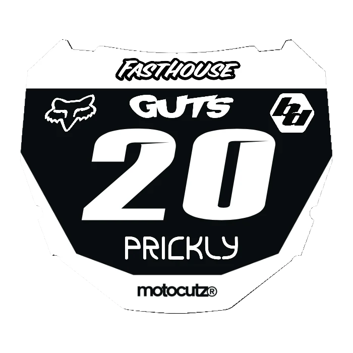 CUSTOM ODI NUMBER PLATE DECAL