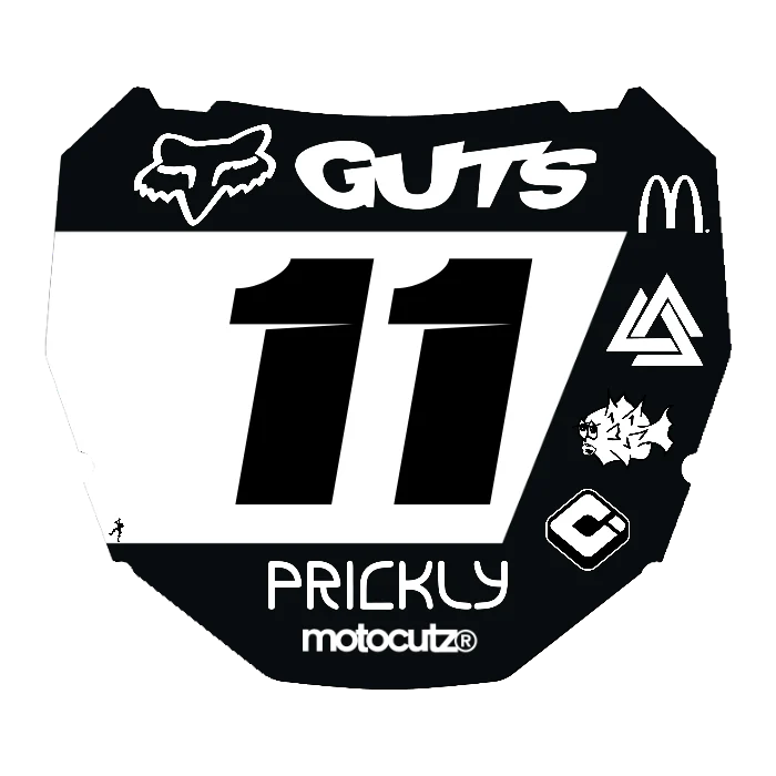 CUSTOM ODI NUMBER PLATE DECAL