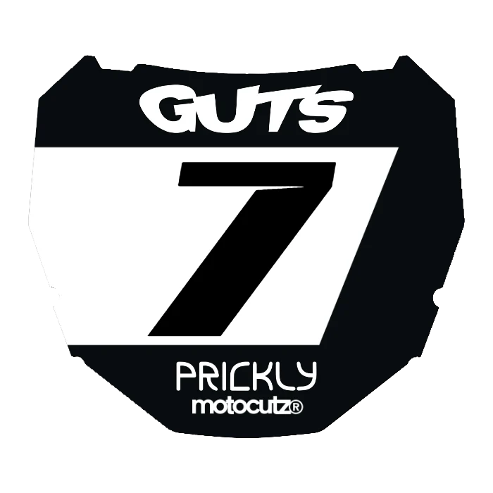 CUSTOM ODI NUMBER PLATE DECAL