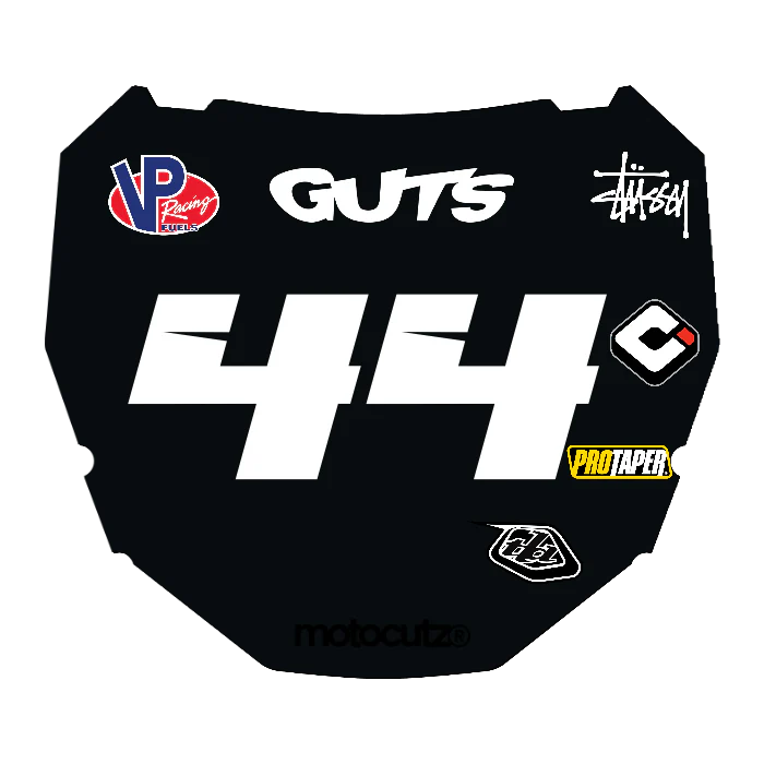 CUSTOM ODI NUMBER PLATE DECAL