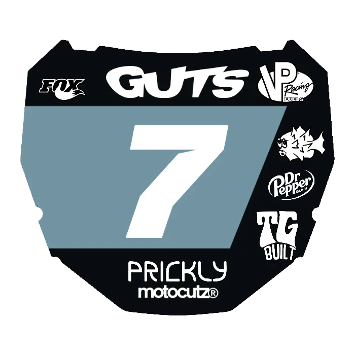 CUSTOM ODI NUMBER PLATE DECAL