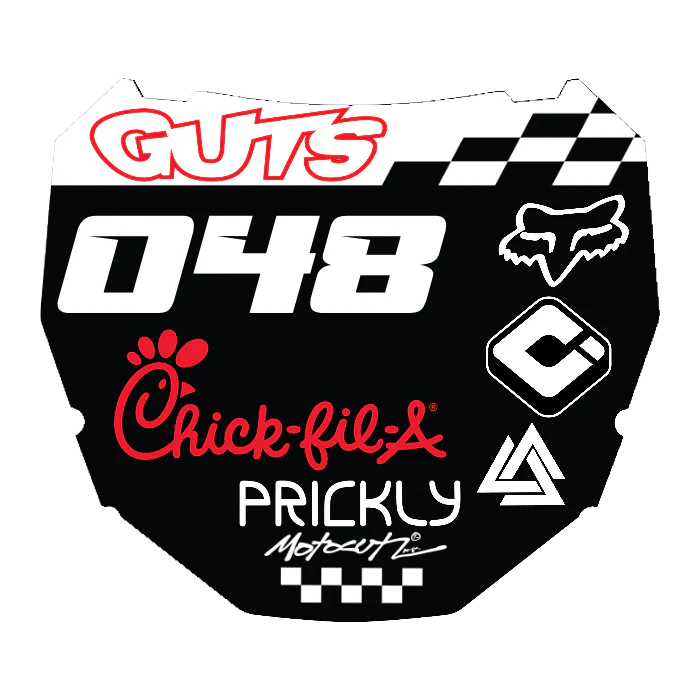 CUSTOM ODI NUMBER PLATE DECAL