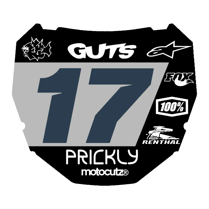 CUSTOM ODI NUMBER PLATE DECAL
