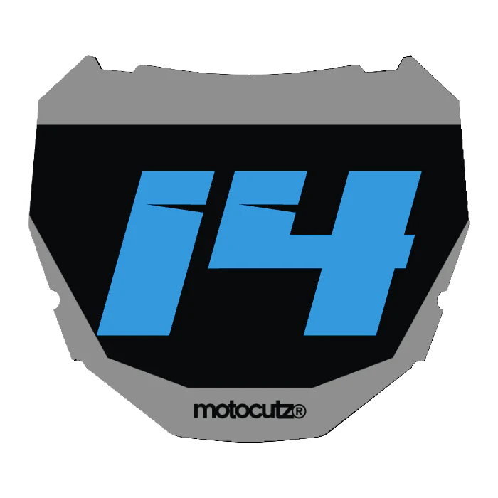CUSTOM ODI NUMBER PLATE DECAL