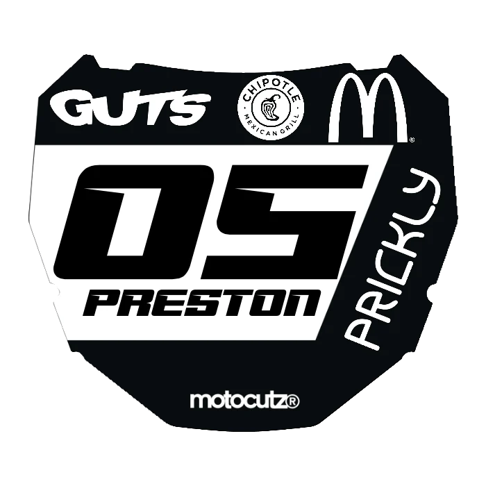 CUSTOM ODI NUMBER PLATE DECAL