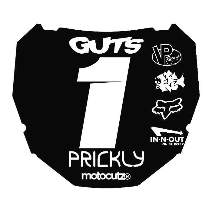 CUSTOM ODI NUMBER PLATE DECAL