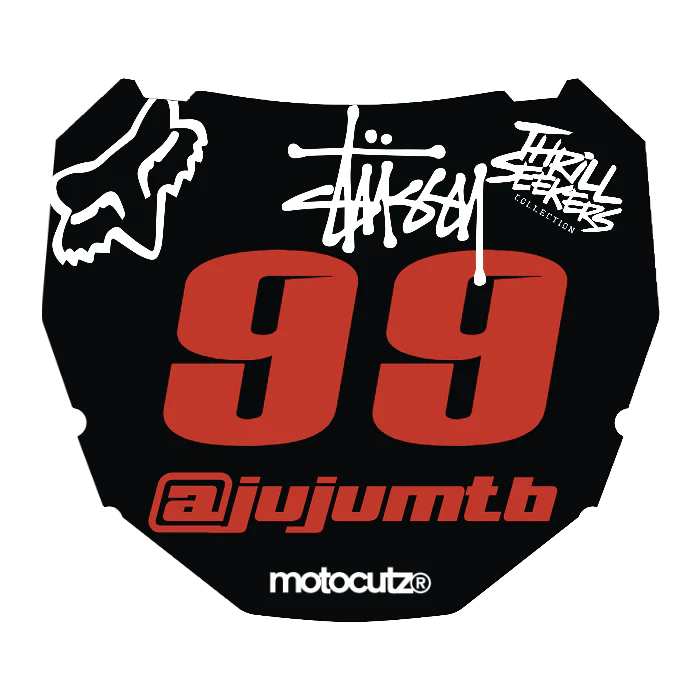 CUSTOM ODI NUMBER PLATE DECAL
