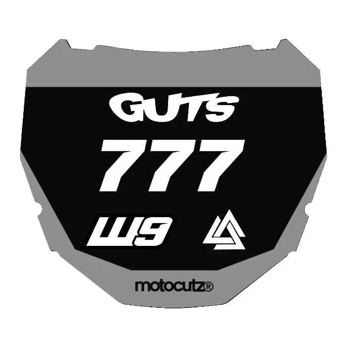CUSTOM ODI NUMBER PLATE DECAL