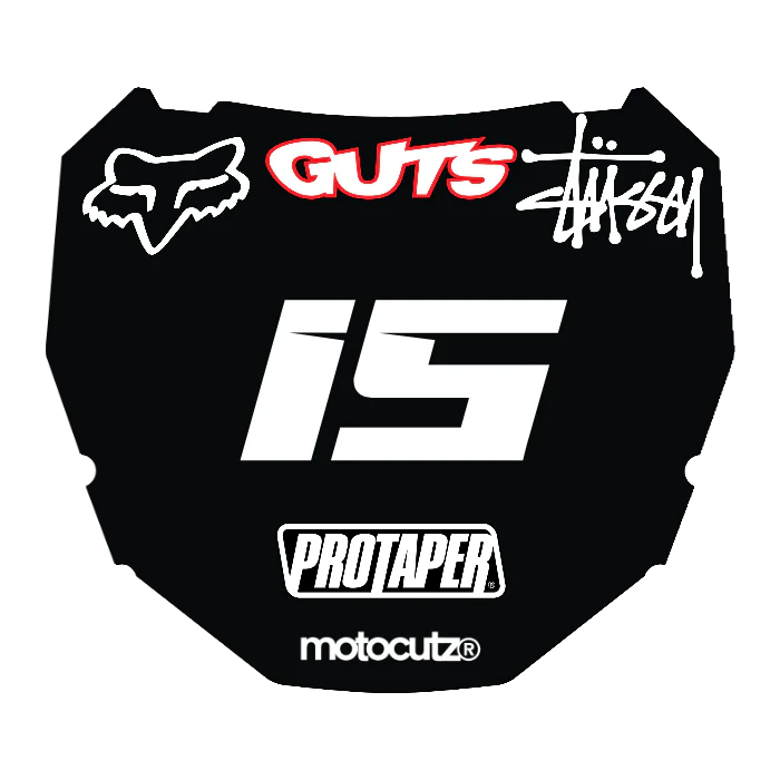 CUSTOM ODI NUMBER PLATE DECAL
