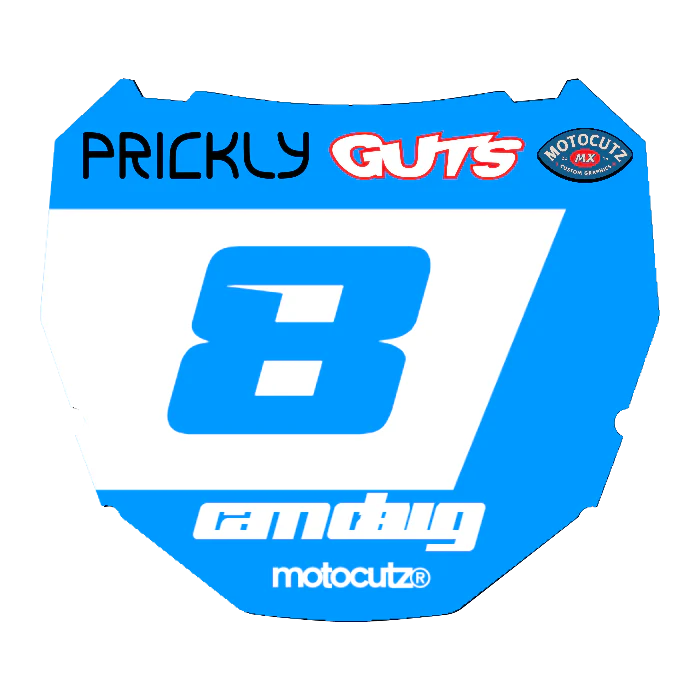 CUSTOM ODI NUMBER PLATE DECAL