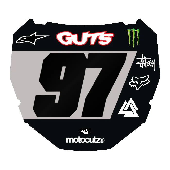 CUSTOM ODI NUMBER PLATE DECAL