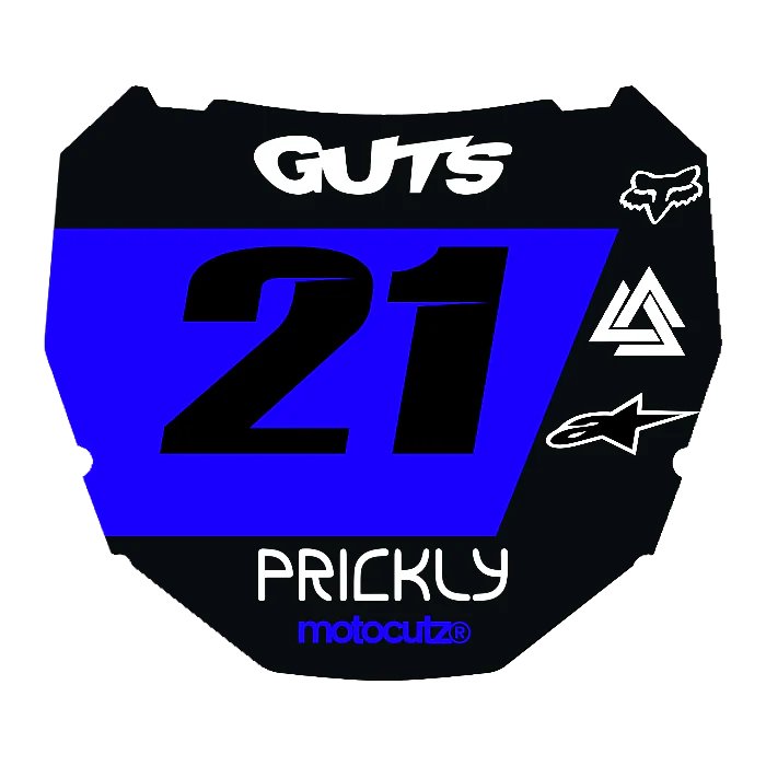 CUSTOM ODI NUMBER PLATE DECAL