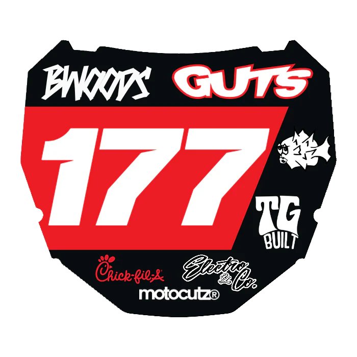 CUSTOM ODI NUMBER PLATE DECAL