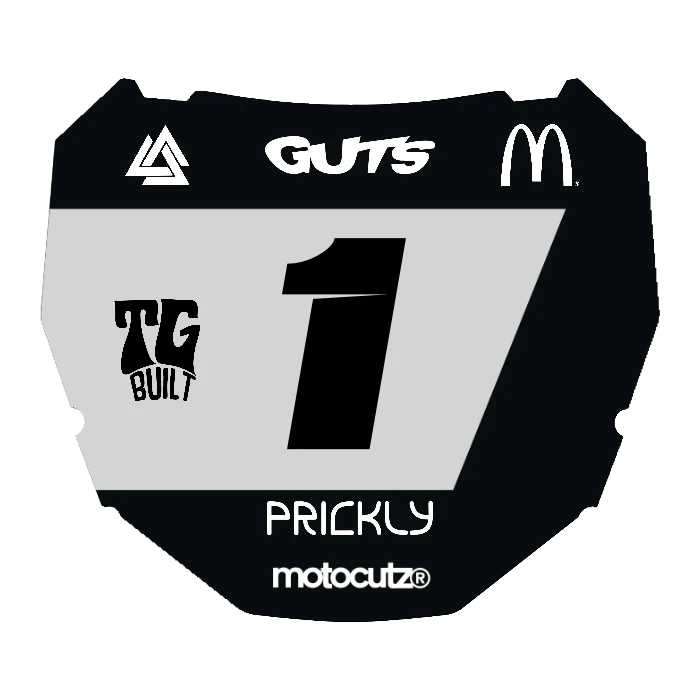 CUSTOM ODI NUMBER PLATE DECAL