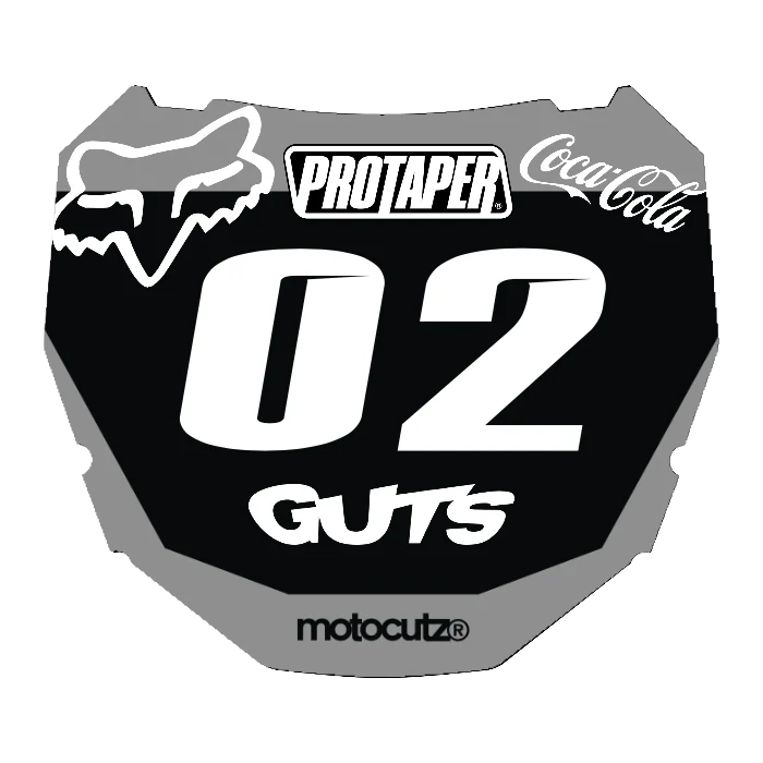 CUSTOM ODI NUMBER PLATE DECAL