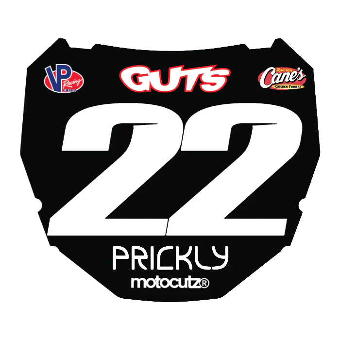 CUSTOM ODI NUMBER PLATE DECAL