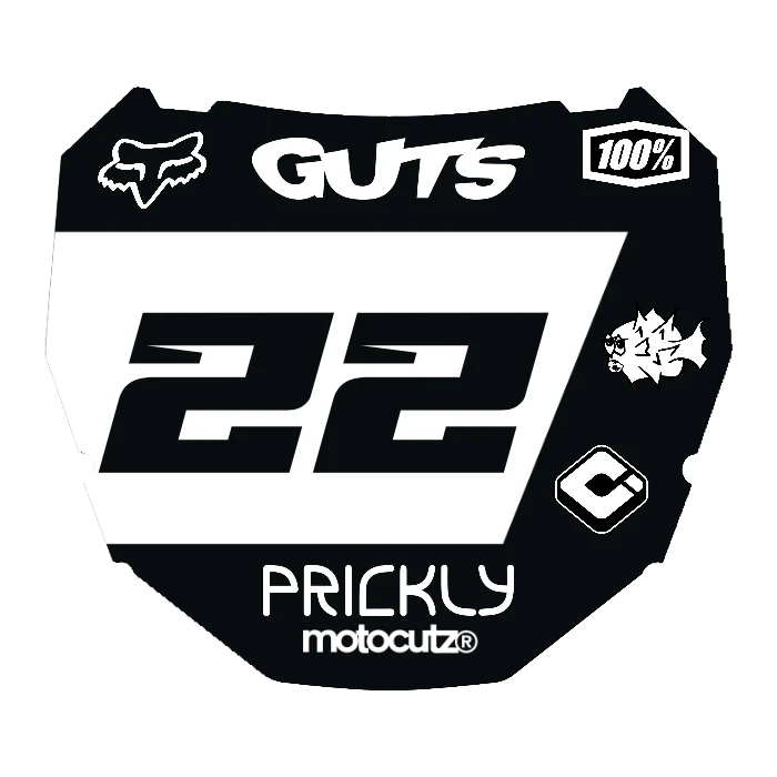CUSTOM ODI NUMBER PLATE DECAL