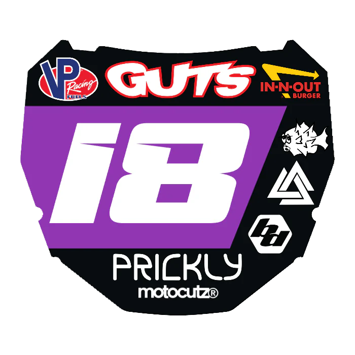 CUSTOM ODI NUMBER PLATE DECAL