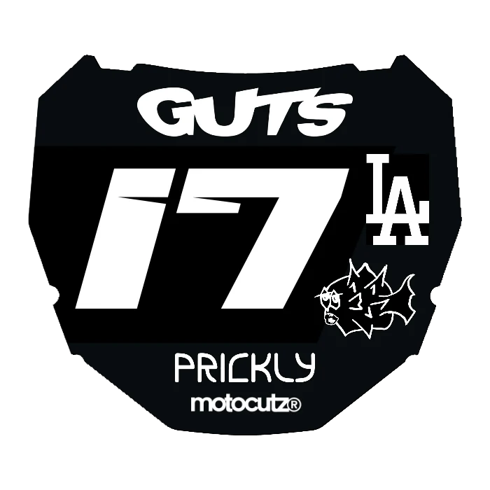 CUSTOM ODI NUMBER PLATE DECAL