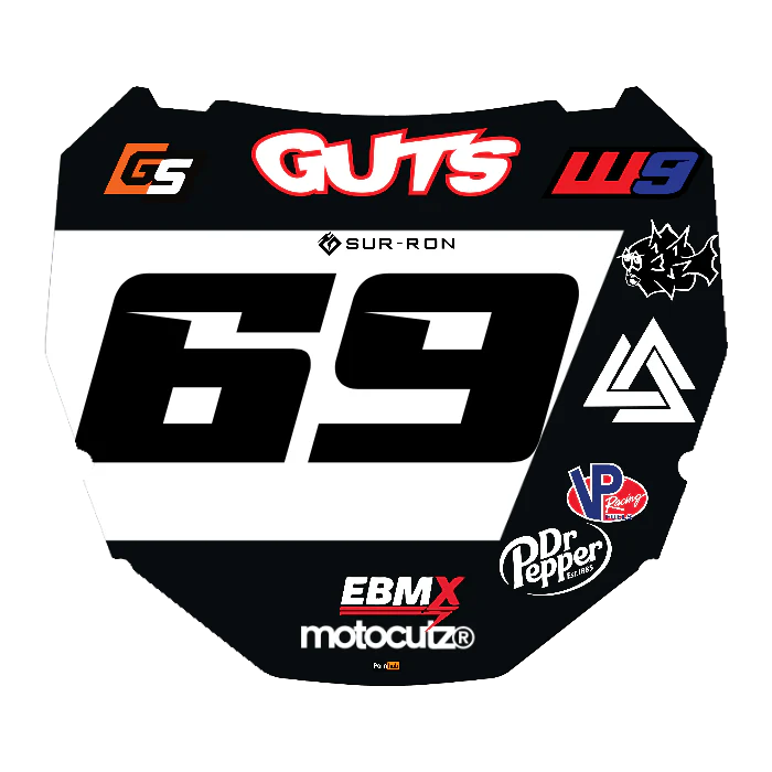 CUSTOM ODI NUMBER PLATE DECAL